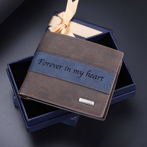 Portefeuille en cuir personnalisé pour homme