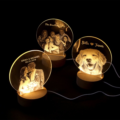 3D Photo Night Light
