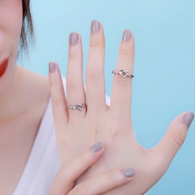  Birthstone Heart Ring