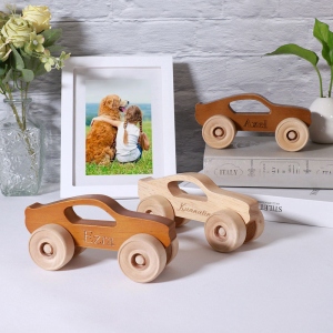 Personalized Wooden Toy Car for Kids
