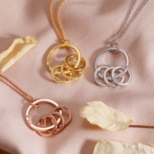 Personalized Name Family Necklace for Mother