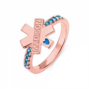 Start of Life EMS Symbol Ring Medical Gift