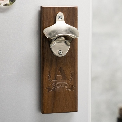 Personalized Wall Mounted Bottle Opener