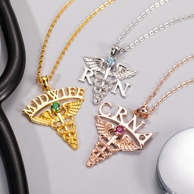 Medizinisches Thema Halskette Schmuck Geschenk für Krankenschwestern & Ärzte