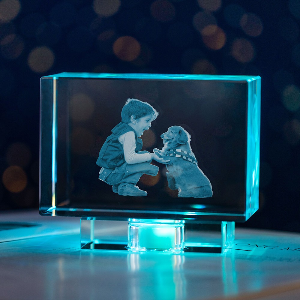 My Pet 3D Crystal Photo Engraved Gift
