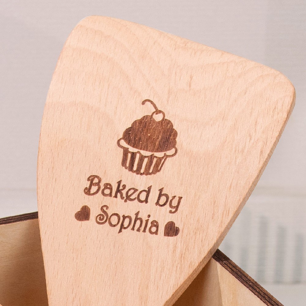 Personalisierte Backutensilien Küchengeschenk für Kinder 6er Set