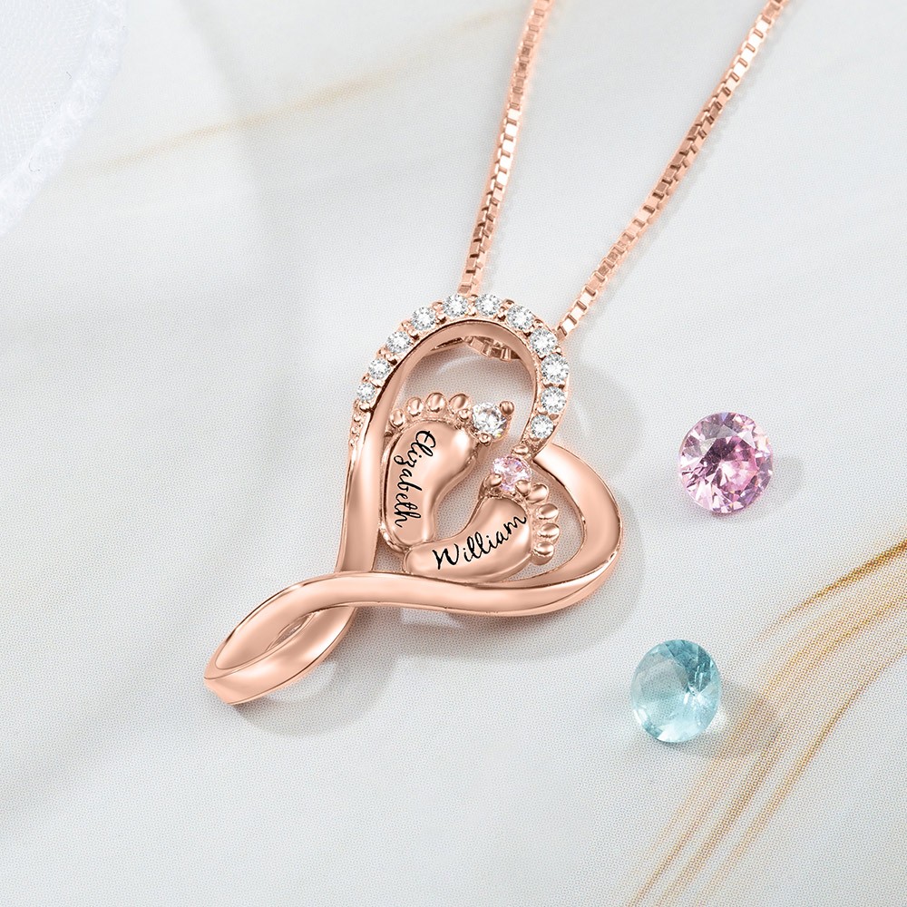 baby foot necklace