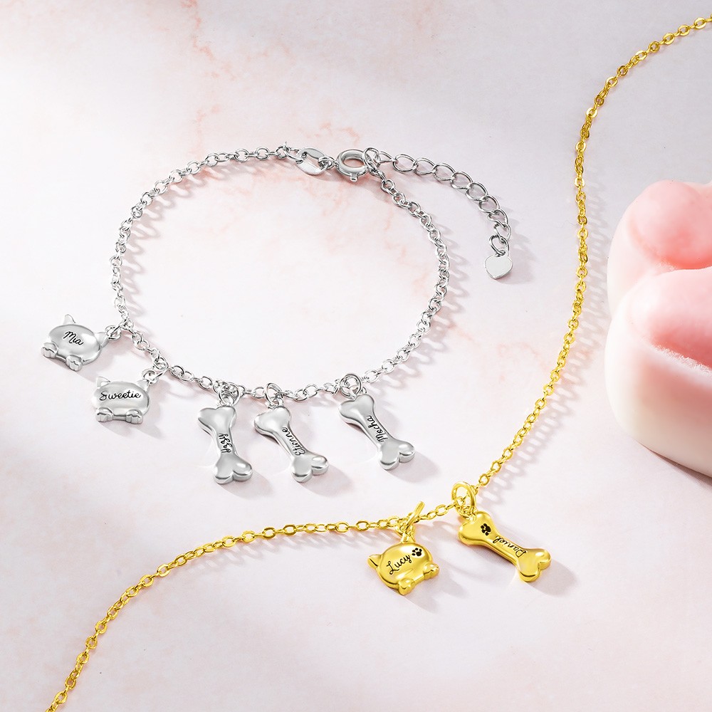 dog bone necklace