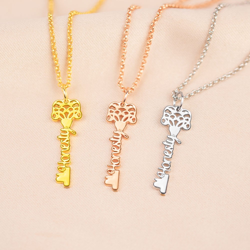brass necklace