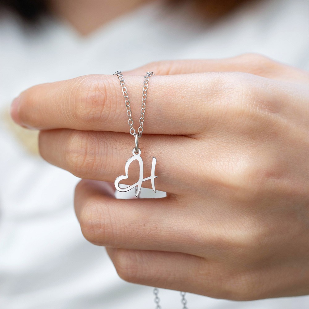 initials necklace