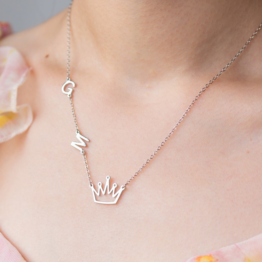 collier initiales,