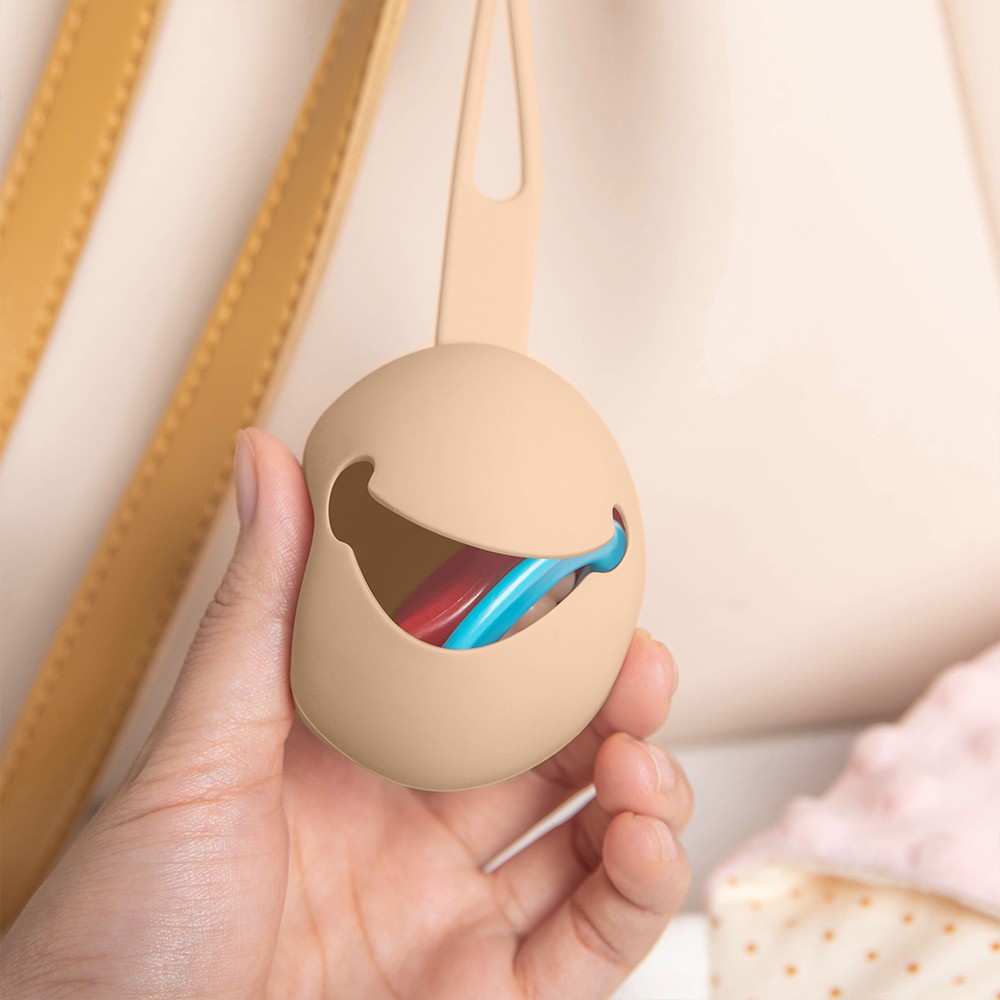 Baby Pacifier Storage Bag with Lanyard