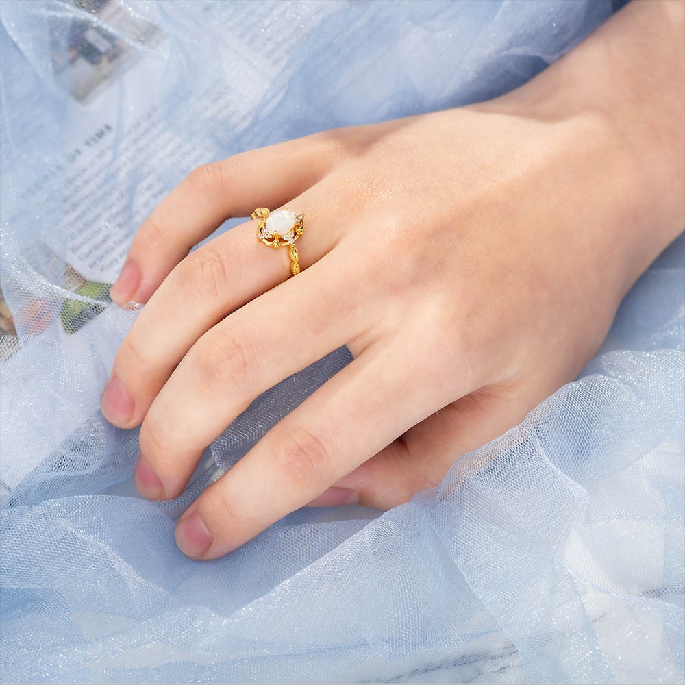 Bague Opale Vintage