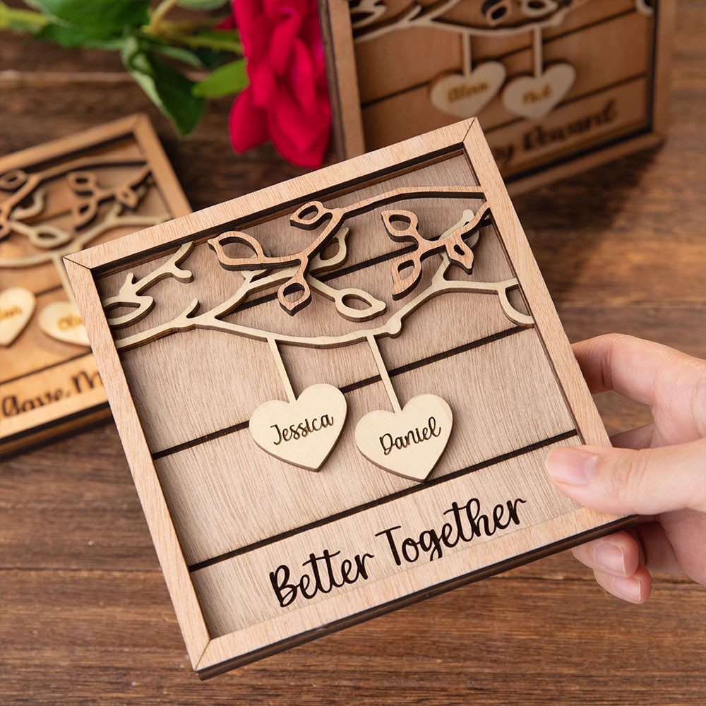 wooden name signs