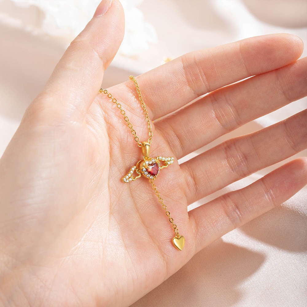angel wing necklace
