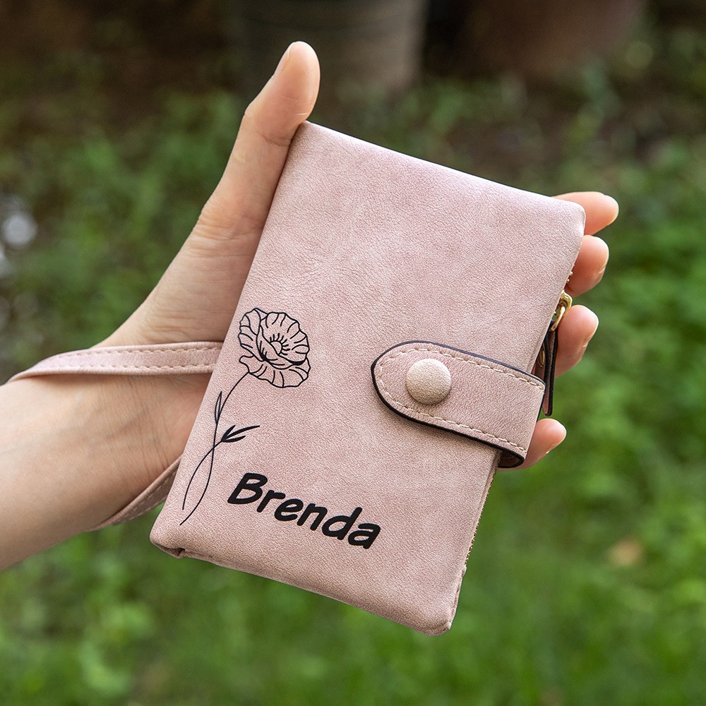 custom card holder gift for her