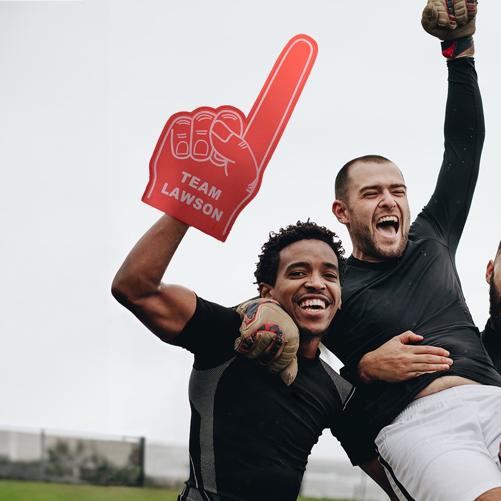 foam finger decor