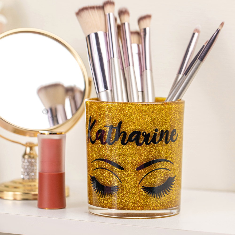 brush makeup holder