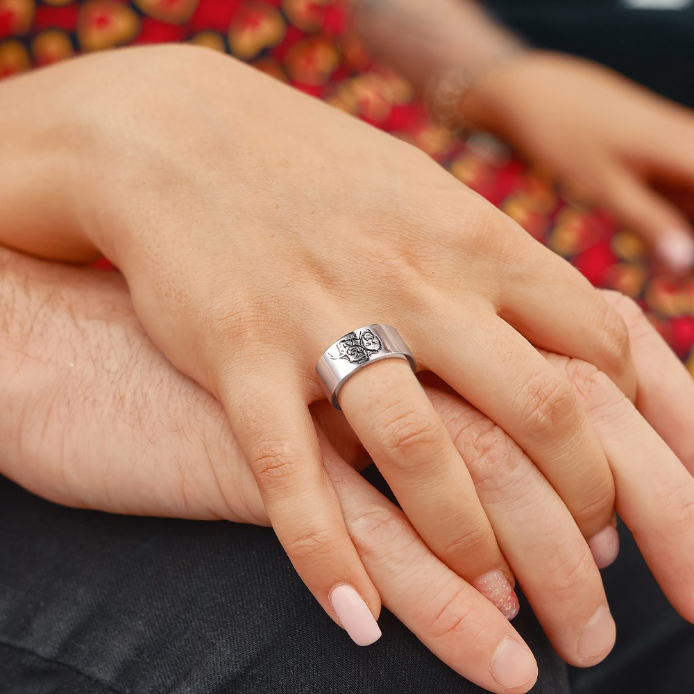 Engraved Wedding Ring