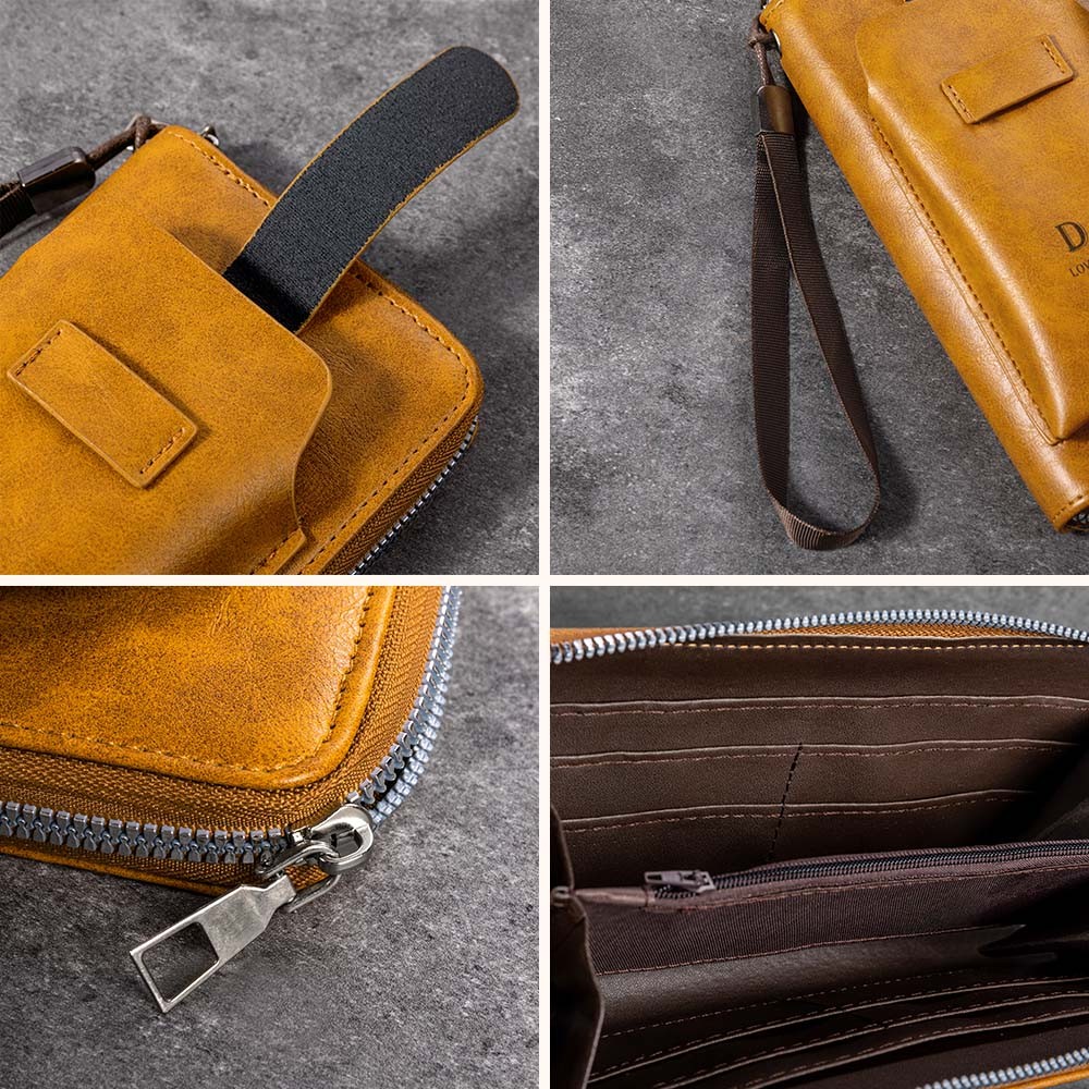 custom men's phone holster bag