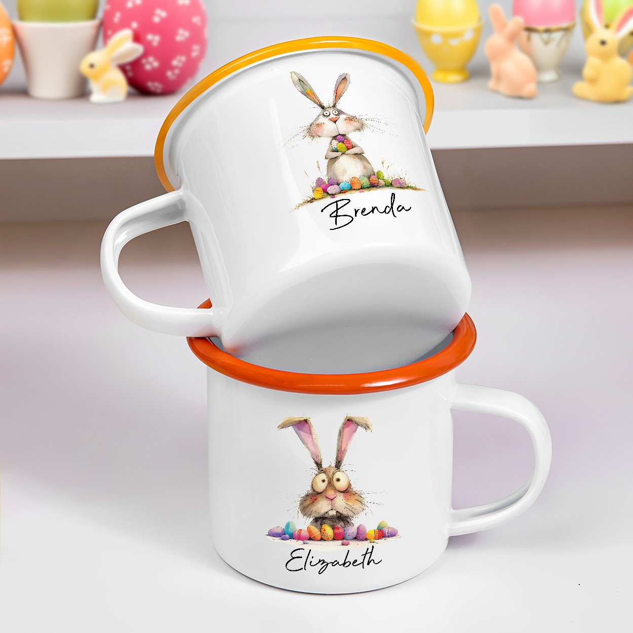 easter name mug