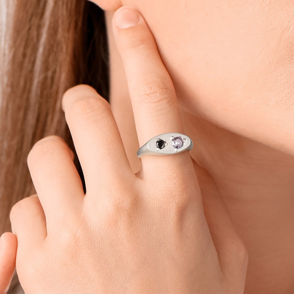 birthstone signet