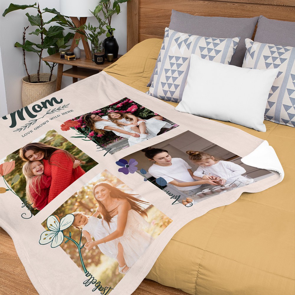 Photo Collage Blanket