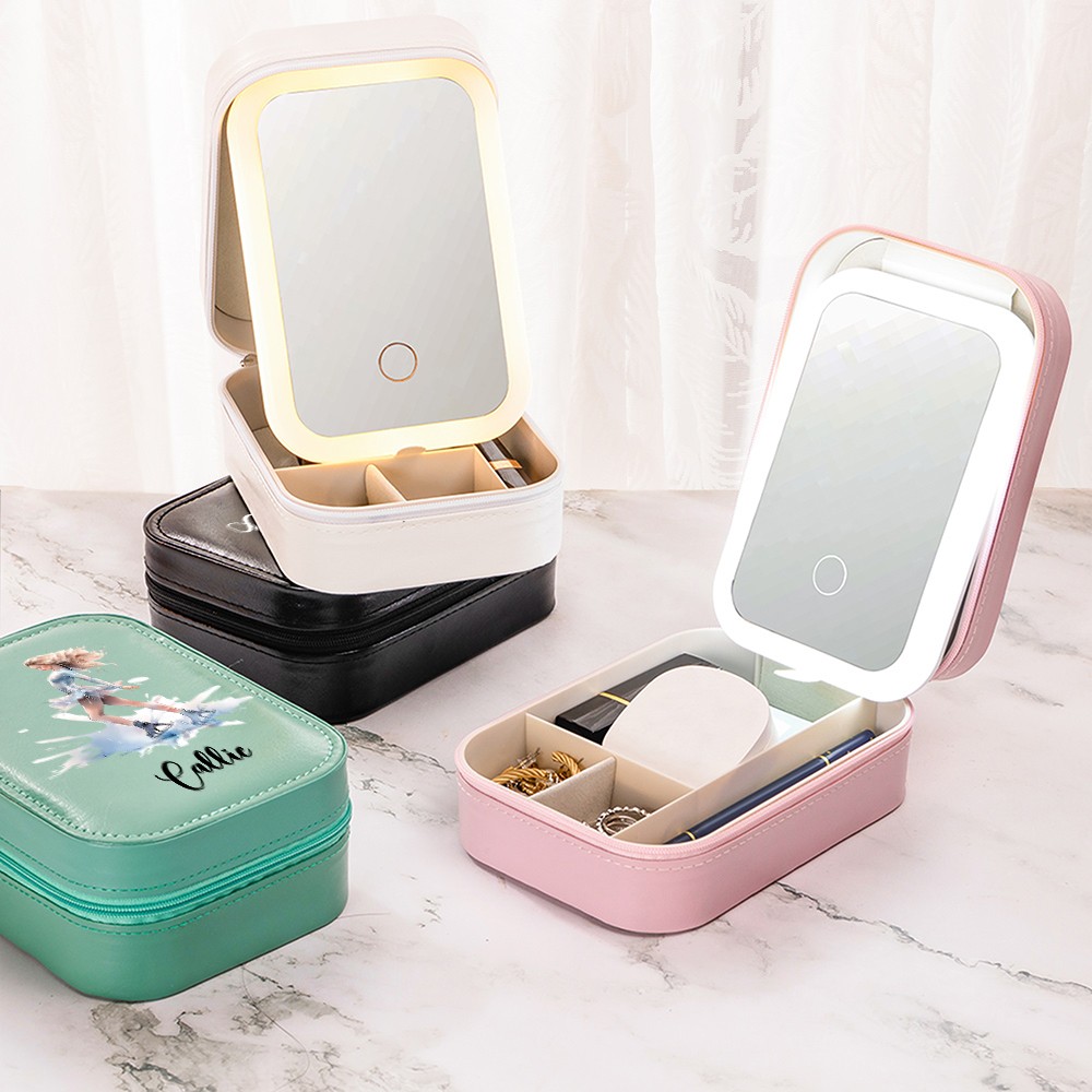 Jewelry box with led light