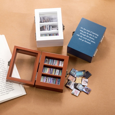 anxiety bookshelf mini books