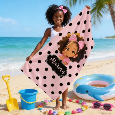 African American Little Girl