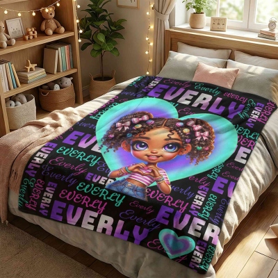 Afroamerikanisches kleines Mädchen