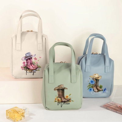 make up bag with birthflower