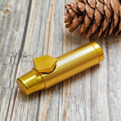Personalized Name Bullet Shape Snuff Box, Metal Tobacco Box, Laser Engraved Snuff Container, Birthday/Father's Day Gift for Tobacco Lovers/Dad/Him