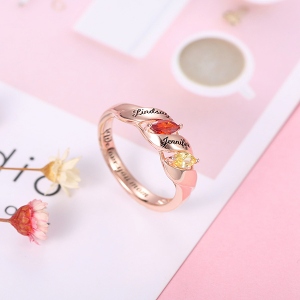 Engraved Twining Ring