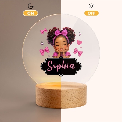Petite fille afro-américaine