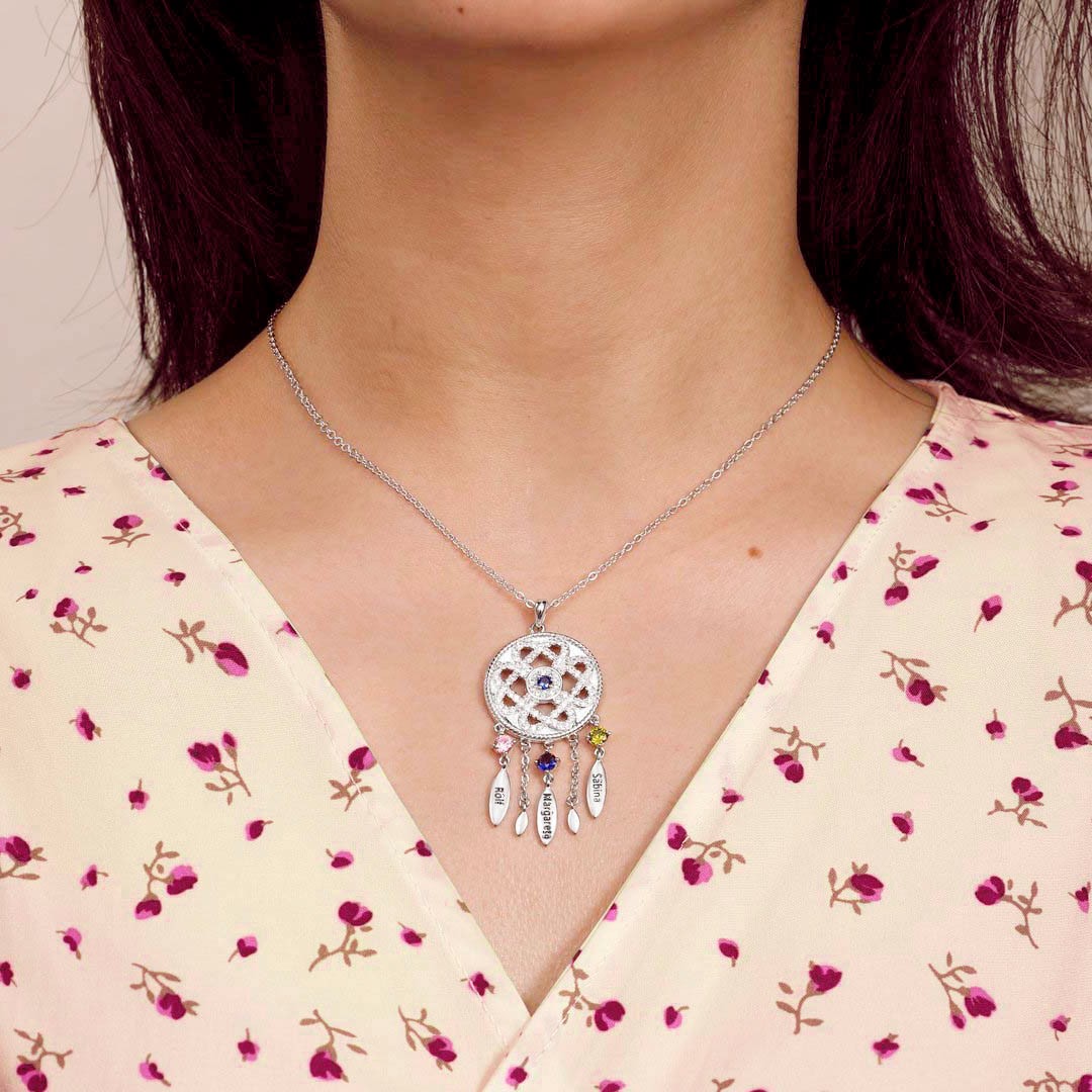 birthstones necklace