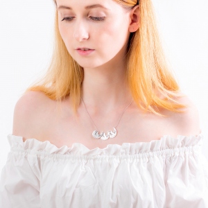 Personalized Sloth Family Necklace
