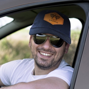 Personalized Photo Leather Patch Hat