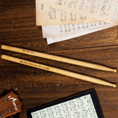 Personalized Maple Drum Sticks