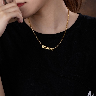 Personalized Name Plate Necklace