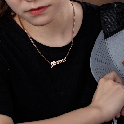 Personalized Name Plate Necklace