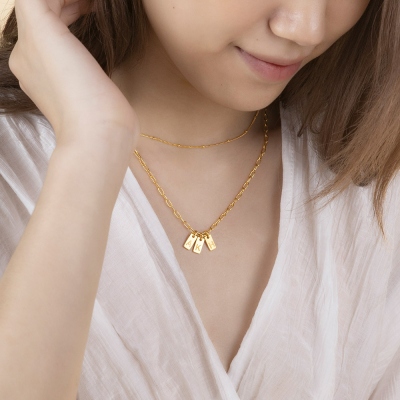 Personalized 1-3 Initials Necklace