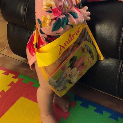 Personalized Seashell Mesh Bag