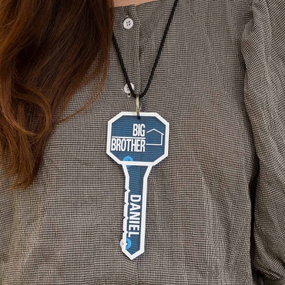 Personalized Big Brother Acrylic Keychain Set of 2
