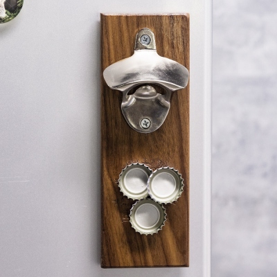 Personalized Wall Mounted Bottle Opener