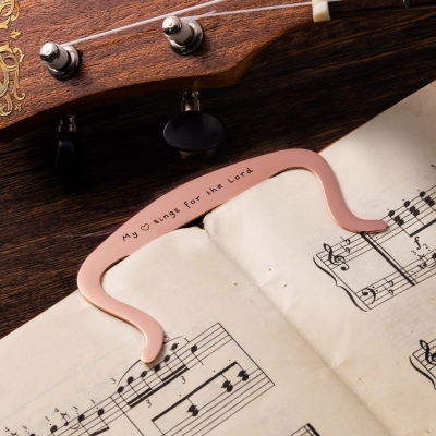 Personalized Music Page Holder Book Clip