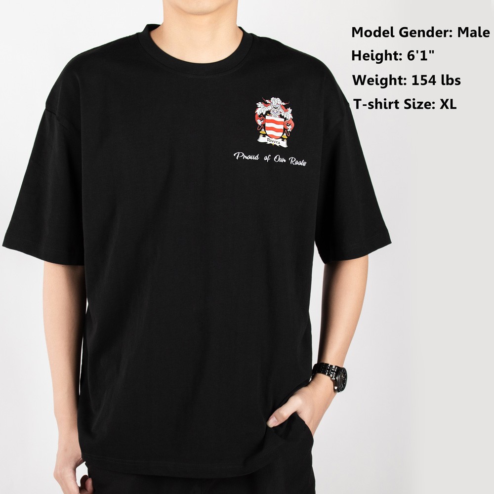 Personalized Embroidered Family Logo T-shirt