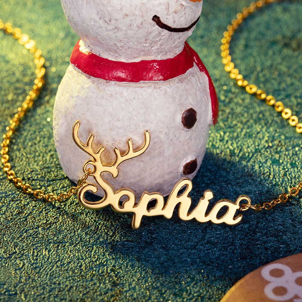 Antlers necklace