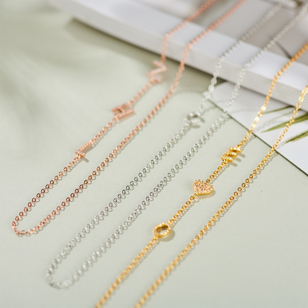 sideways necklace