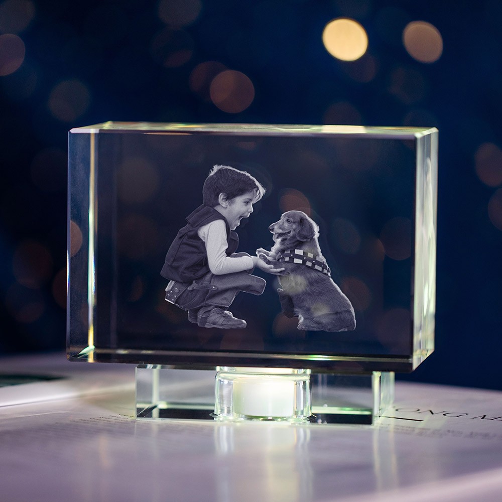 My Pet 3D Crystal Photo Engraved Gift